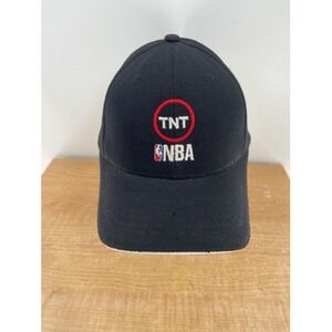 NBA TNT Hat Yupoong Flexfit Men's Black Mesh Stretch Fit Cap